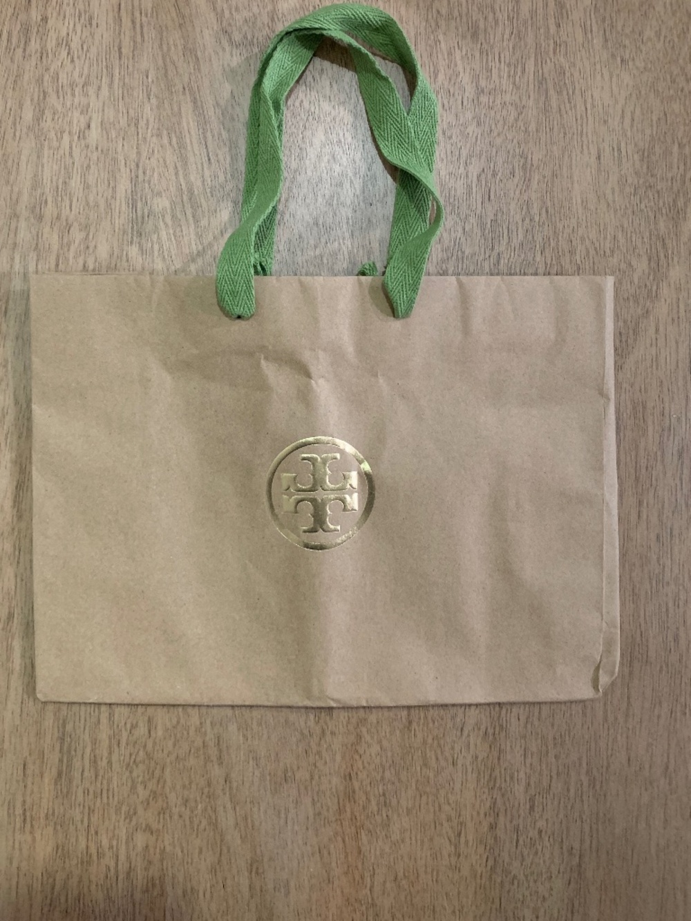 Tory Burch Paper Shopping Bag Brown and black Gift Bag